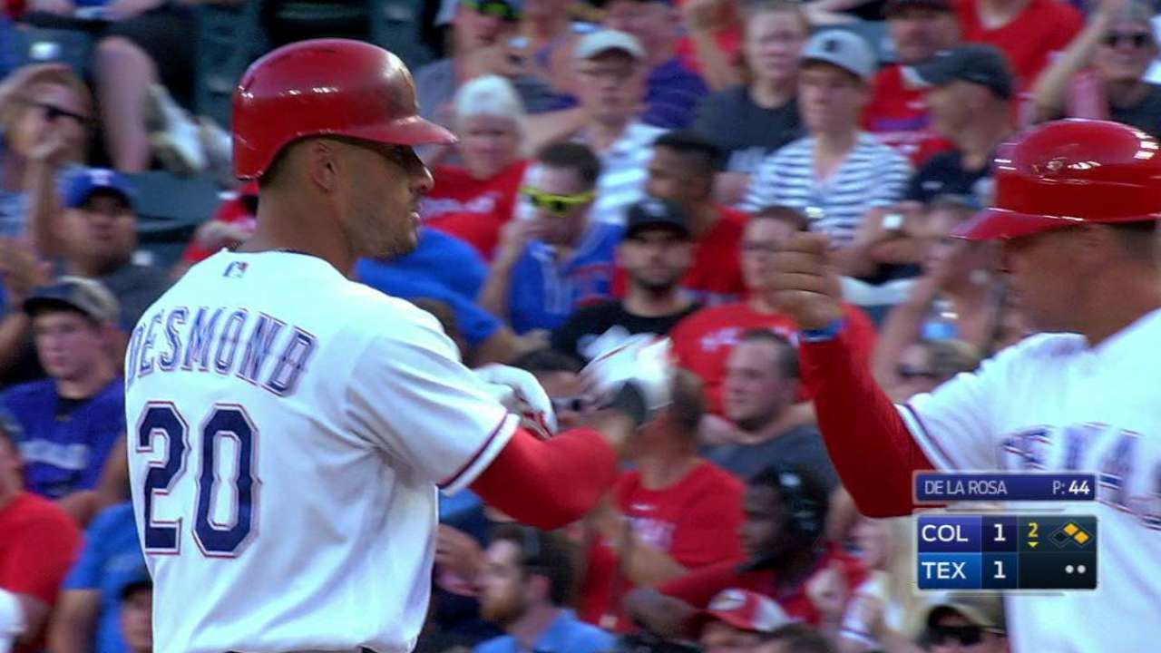 Desmond's RBI single