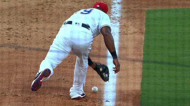 Adrian Beltre did an interpretive dance in order to let a roller go foul, and of course it worked - MLB.com