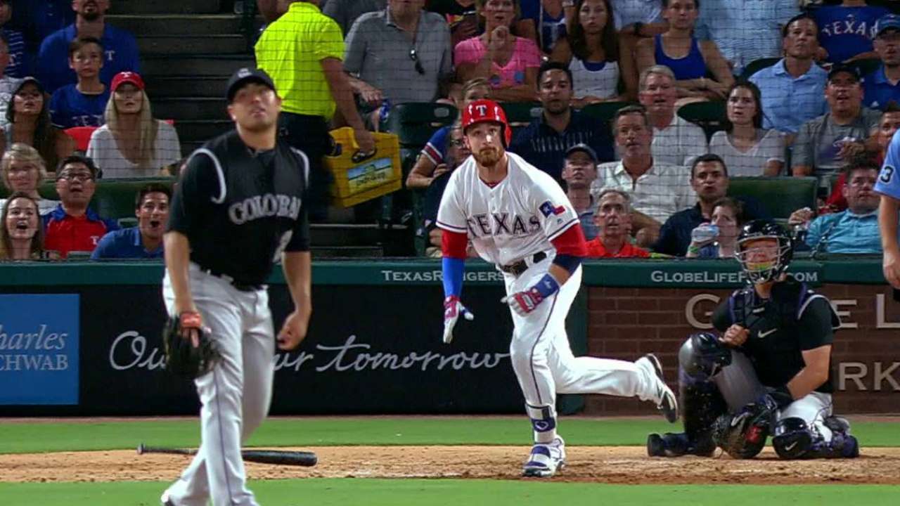 Lucroy's solo homer