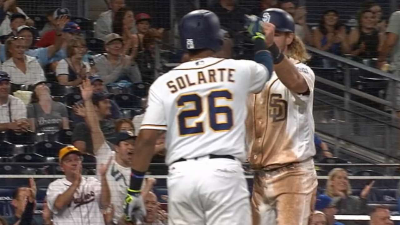 Padres stealing home all year