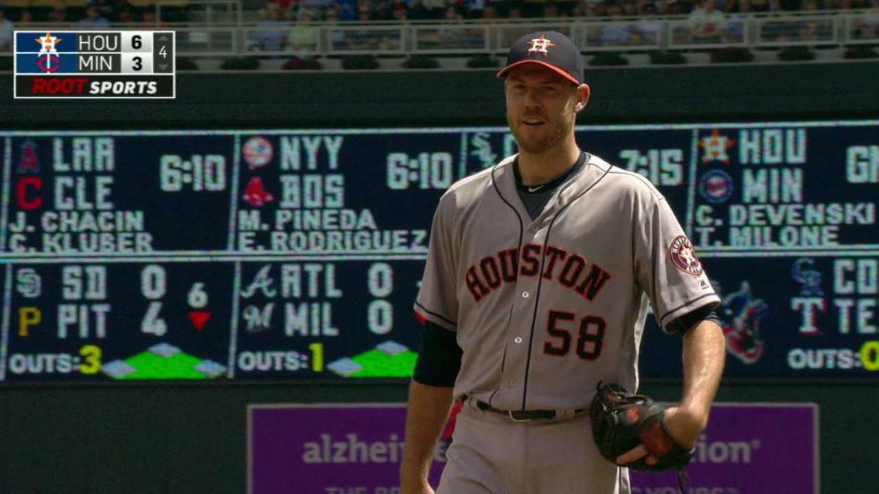 Fister gets the double play