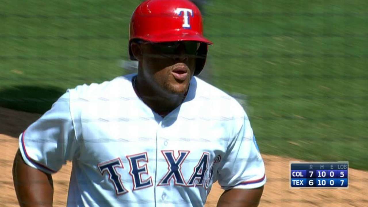 Beltre's solo home run