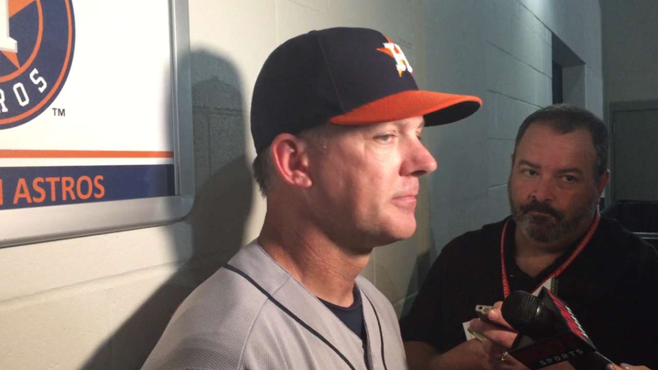 Hinch on Astros' 15-7 win