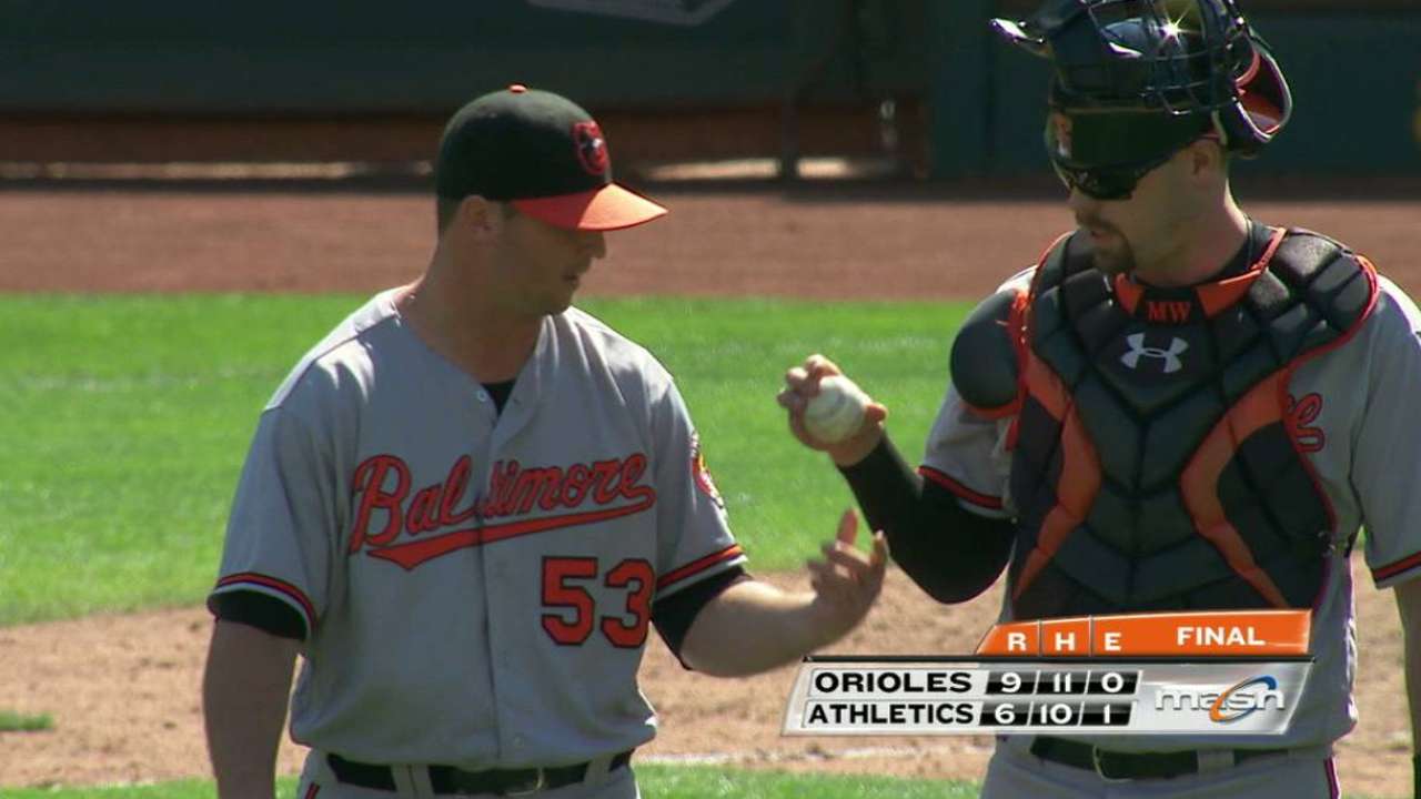 Britton notches his 35th save