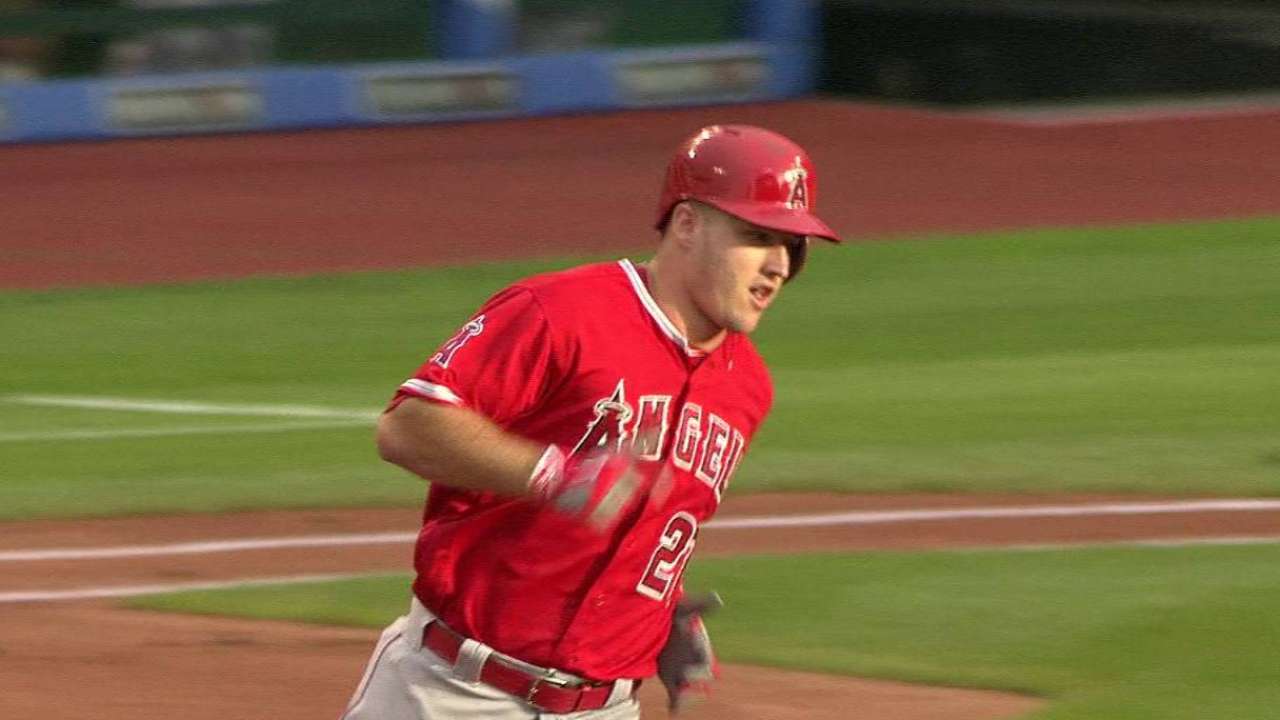 Trout's 1st-inning jack