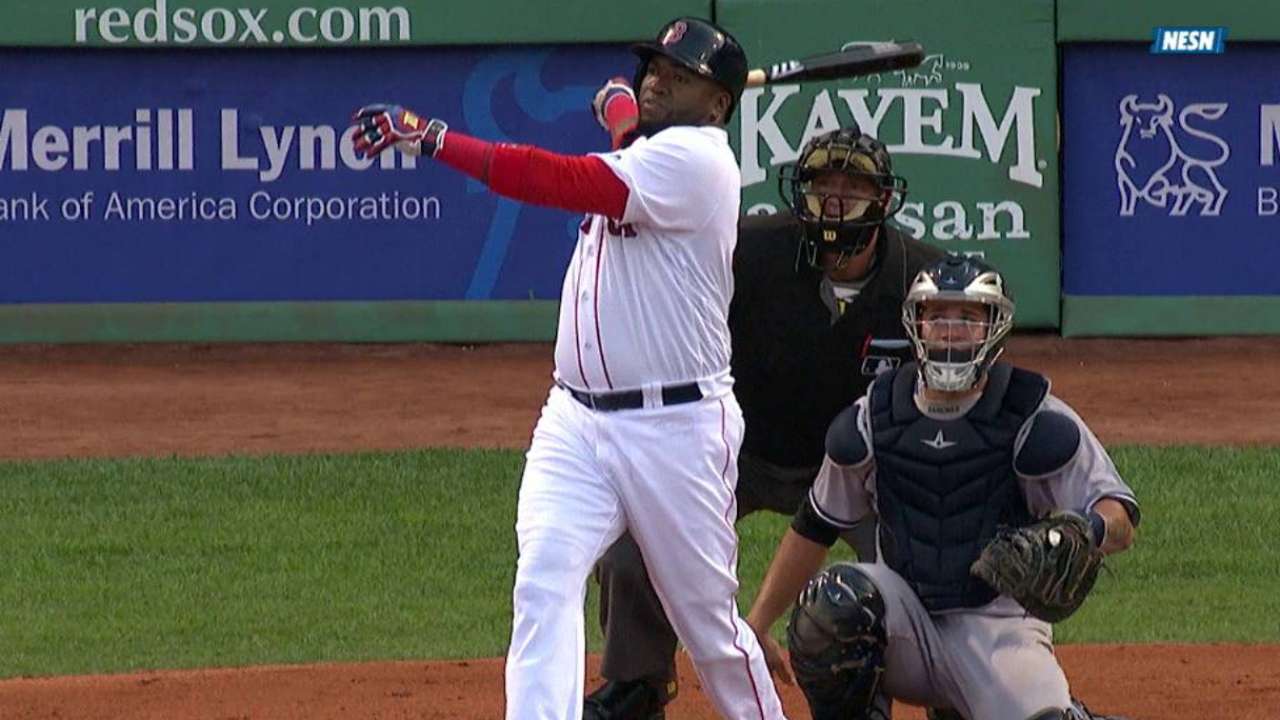 Papi's milestone hit