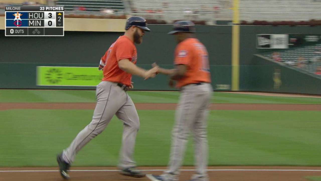 Gattis' three-run home run