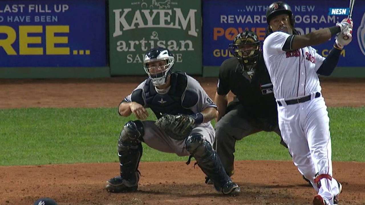 Hanley's RBI double