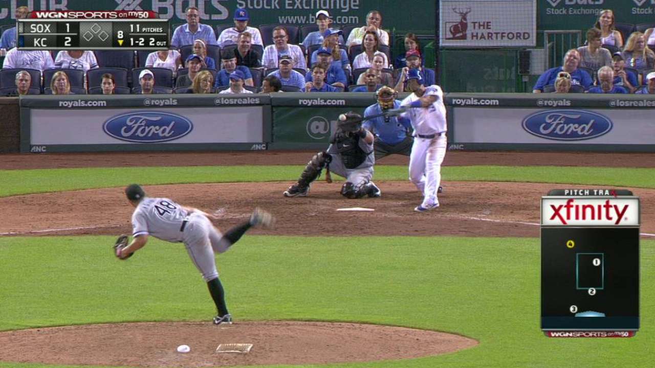 Kahnle K's the side in the 8th