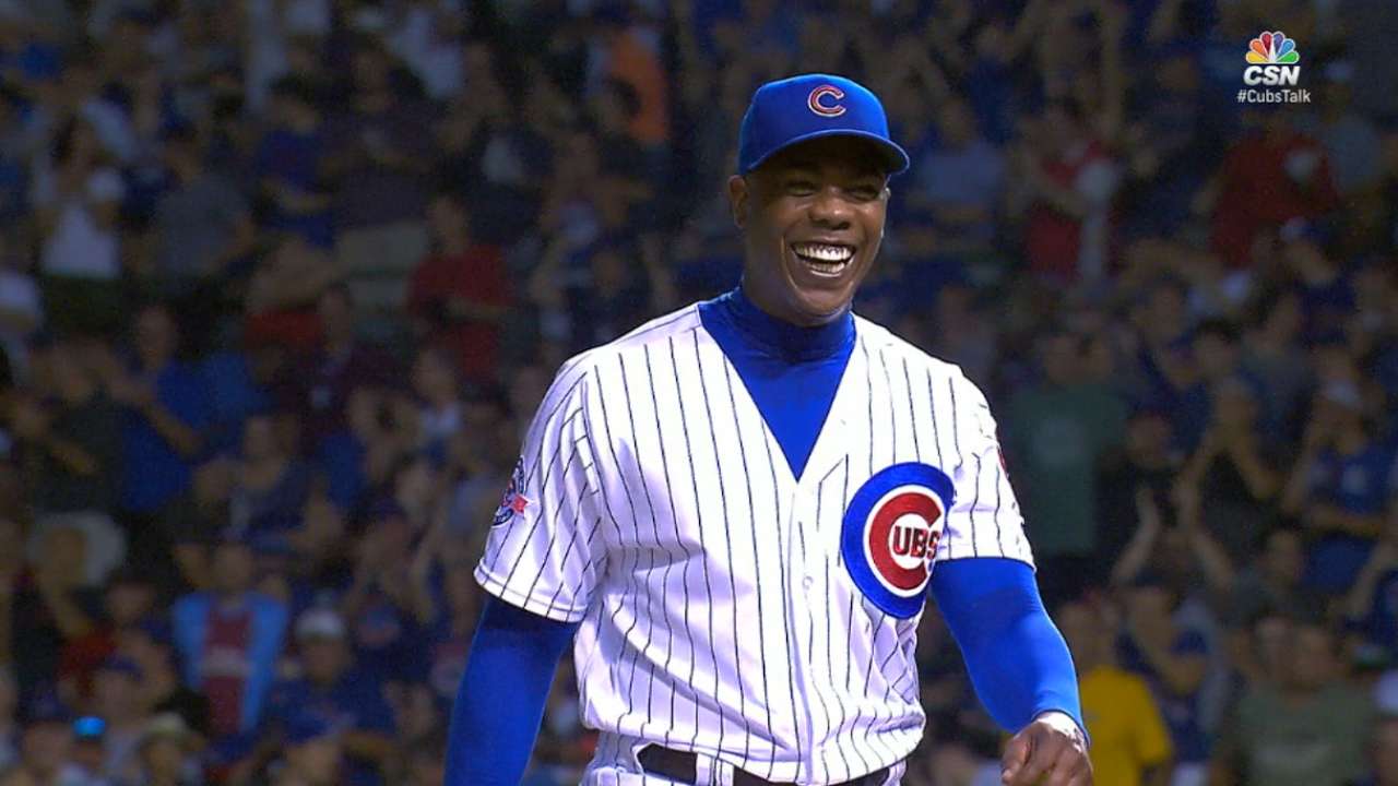 Chapman's three-pitch inning