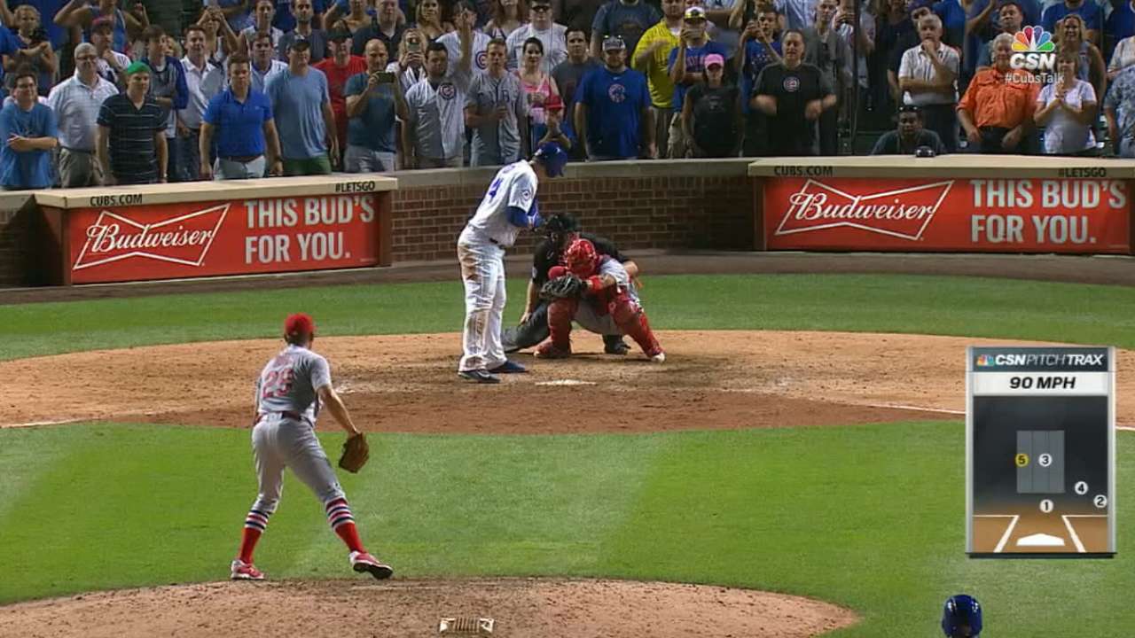 Questionable walk-off walk gives Cubs 10 in a row