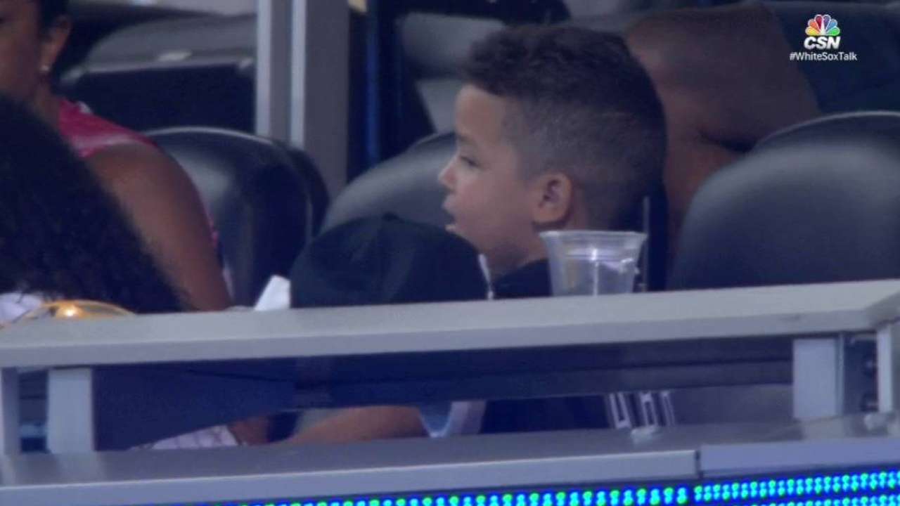 Abreu's son in attendance for first MLB game