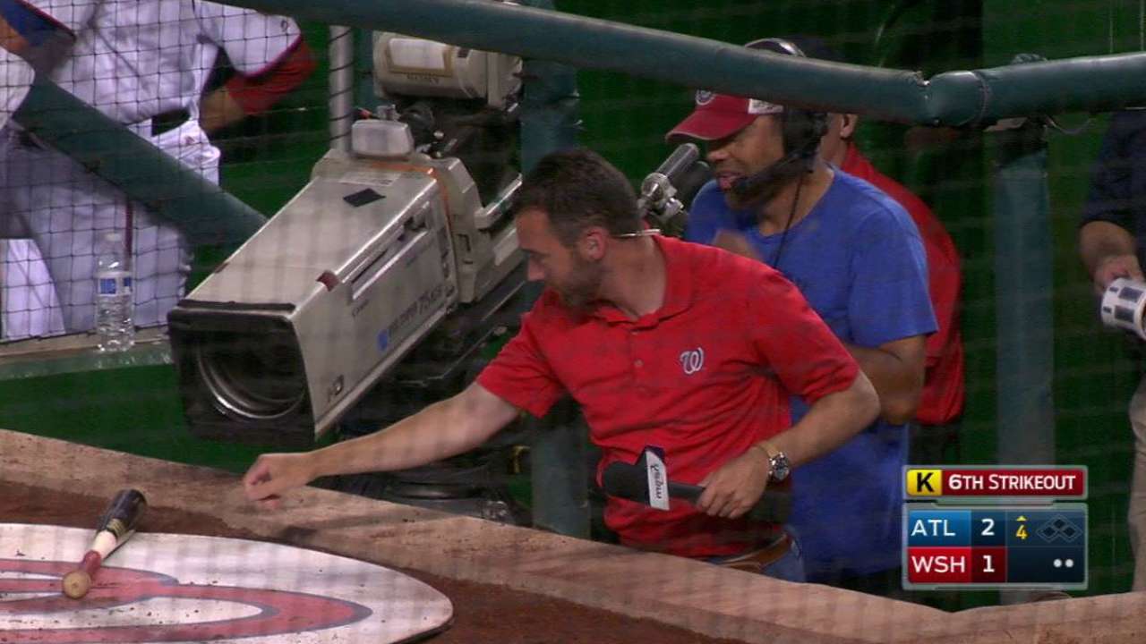 Peterson loses his bat