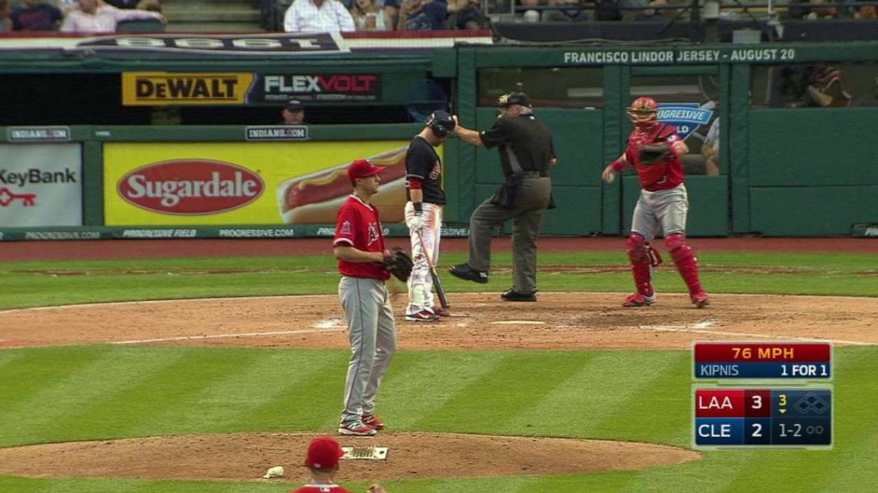 Skaggs freezes Kipnis
