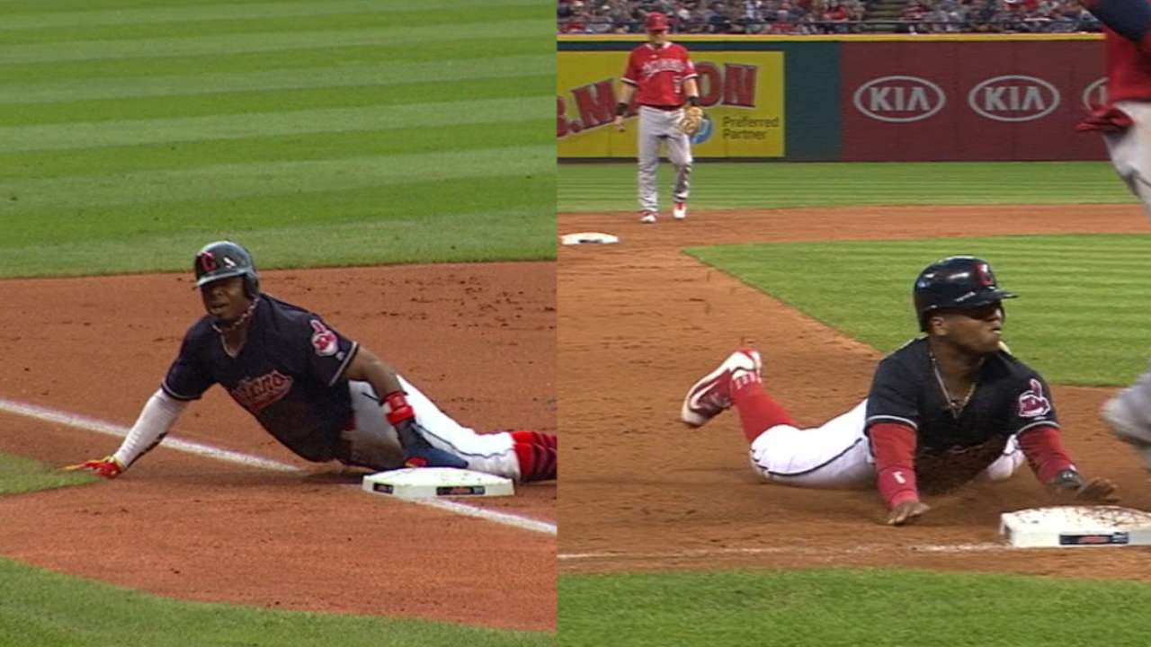 Rajai, Alomar key to Indians' elite baserunning