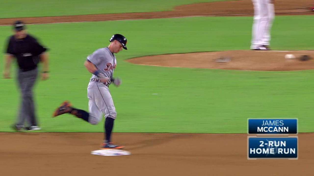 McCann making noise as offensive threat