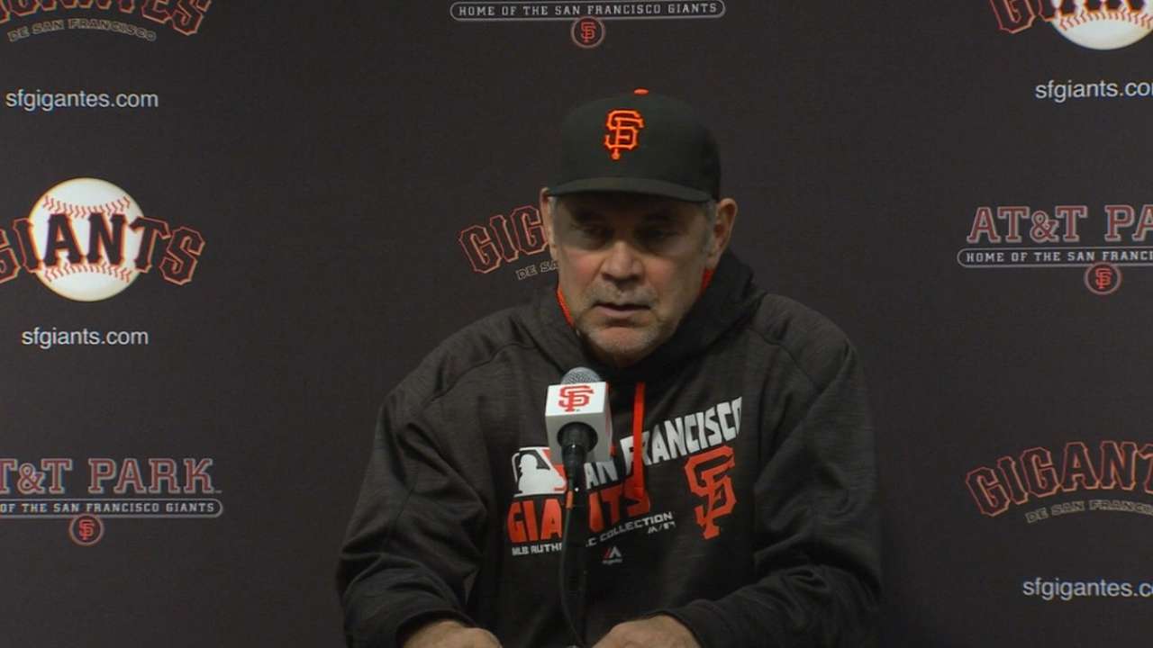 Bochy on Giants' loss