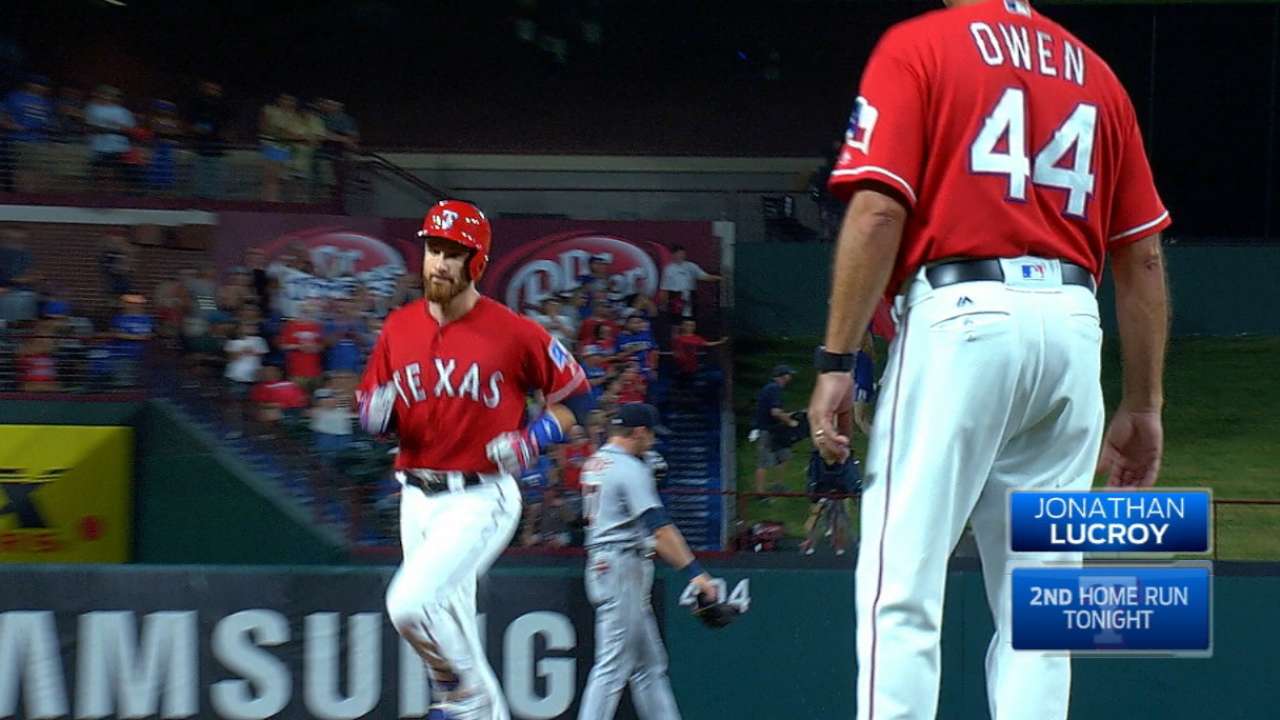 Lucroy crushes two homers in win