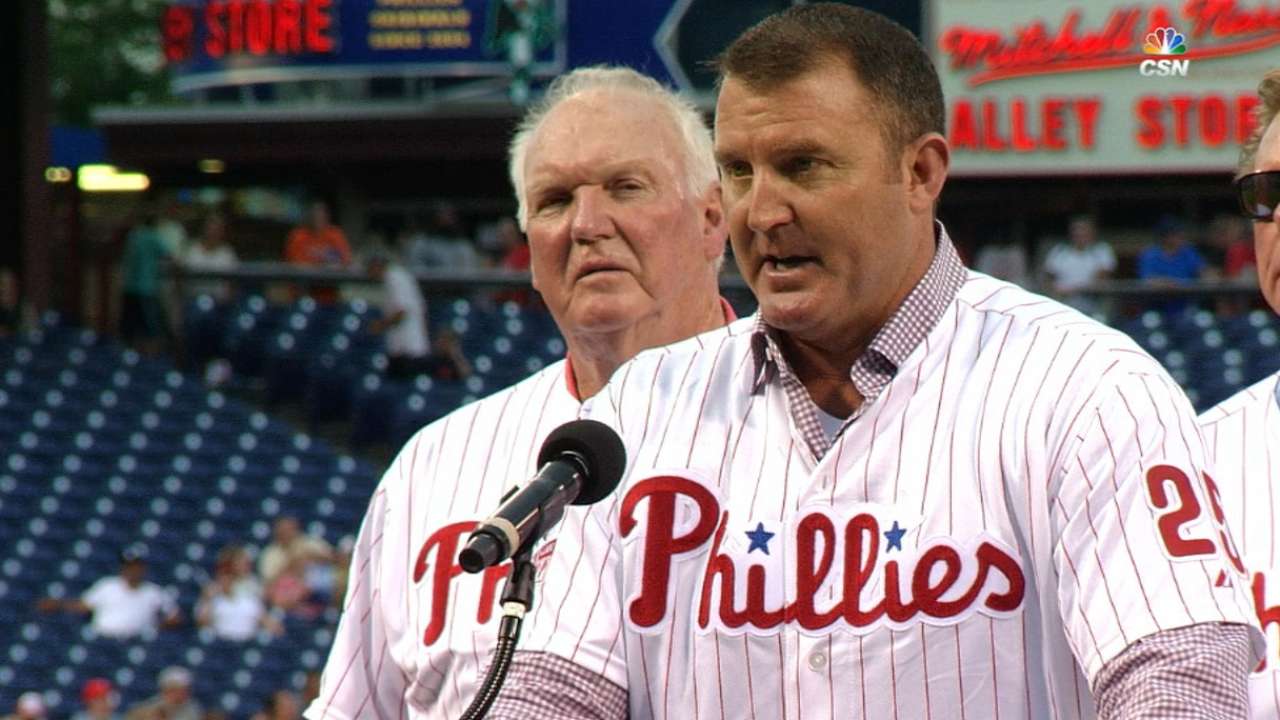 Phillies honor Thome