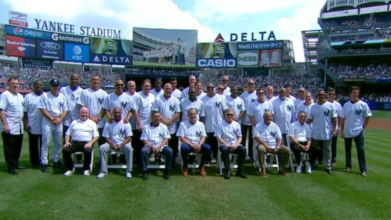 Birth of a Dynasty: Yankees honor 1996 World Series champs