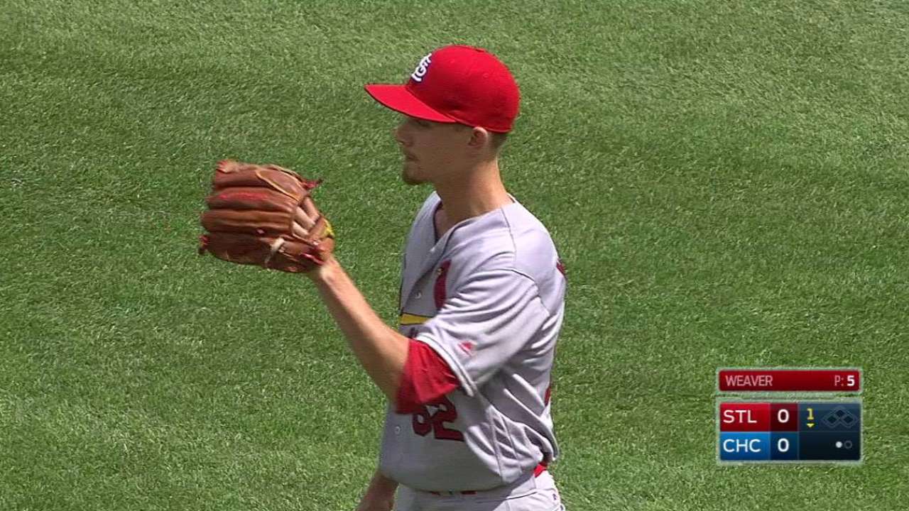 Weaver's first career strikeout