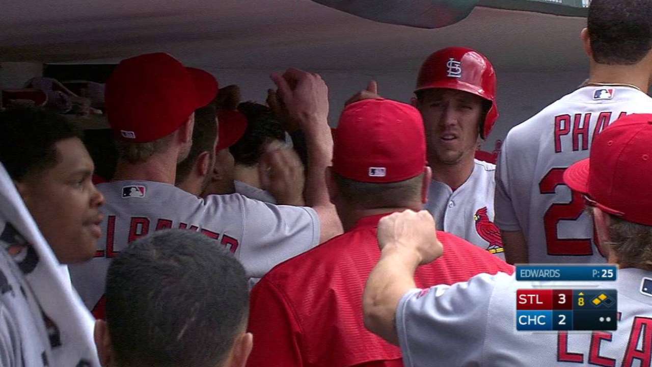 Piscotty crosses the dish