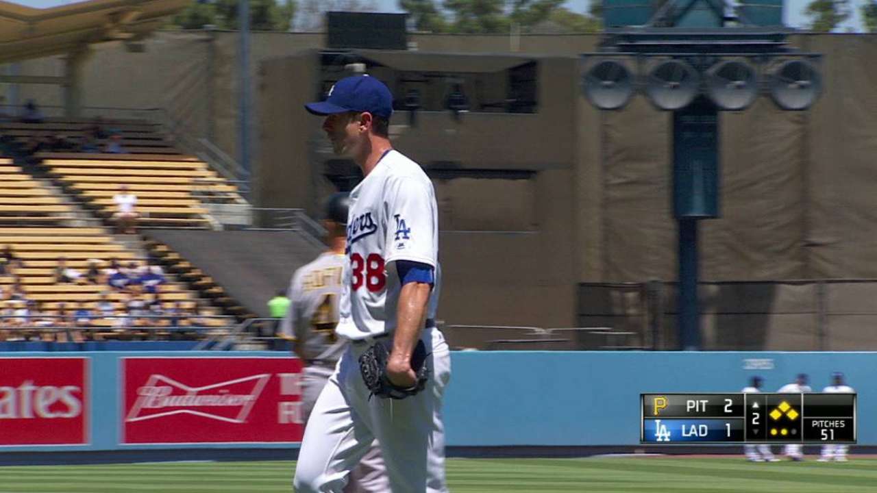 McCarthy exits with a hip injury
