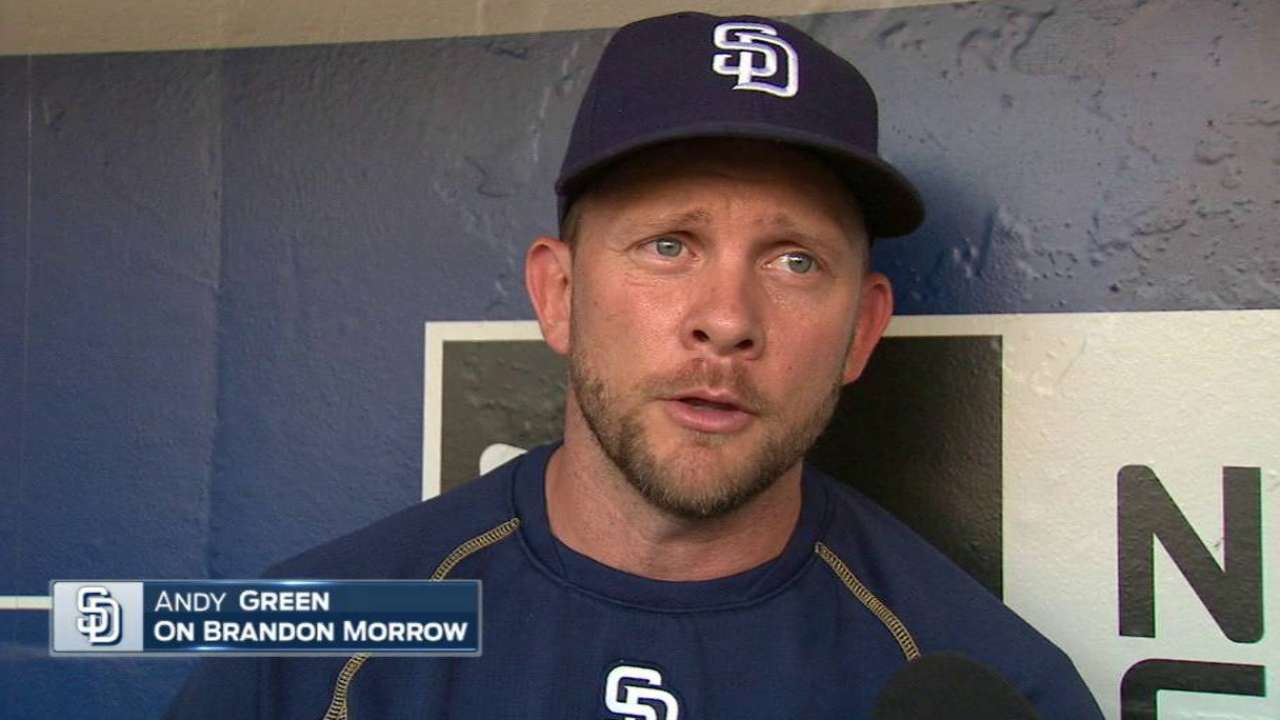 Green on Morrow's call up