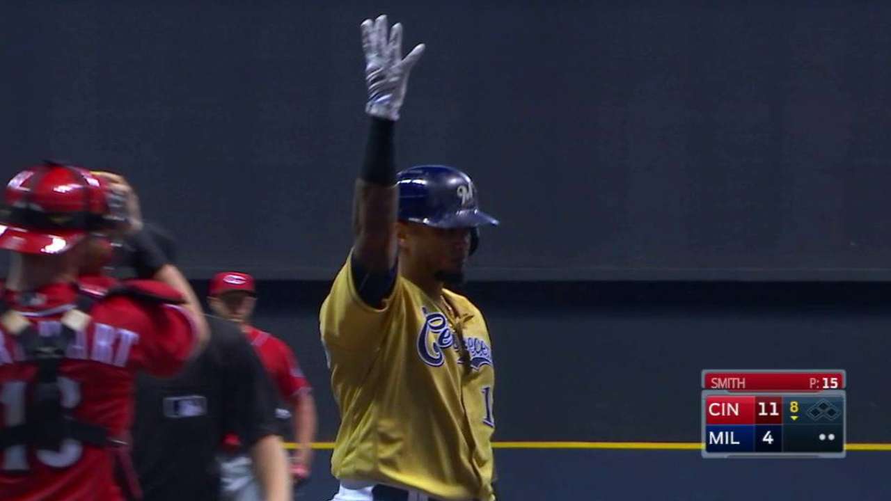 Maldonado's two-run homer