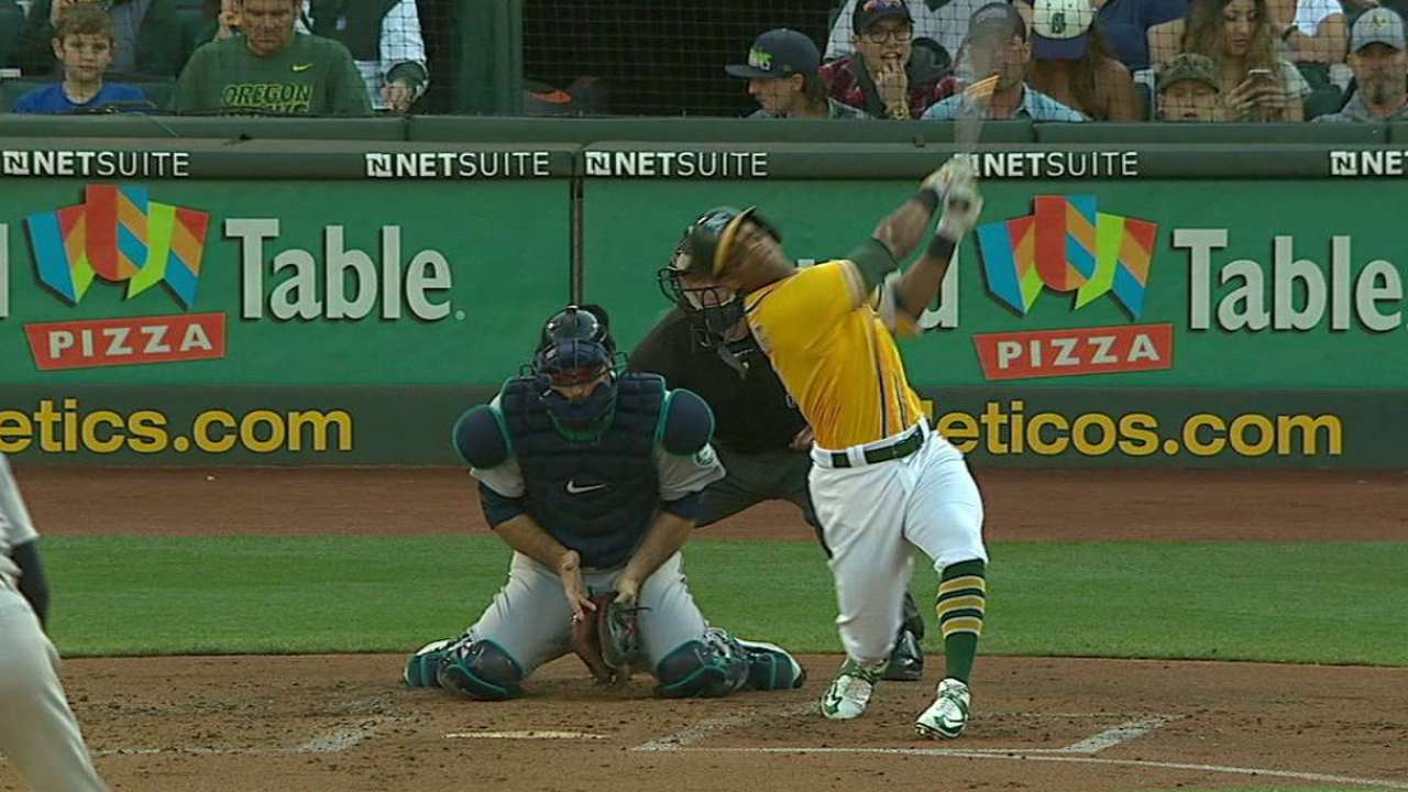 Iwakuma strikes out Davis