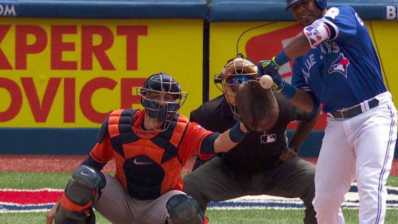 Encarnacion gets plunked