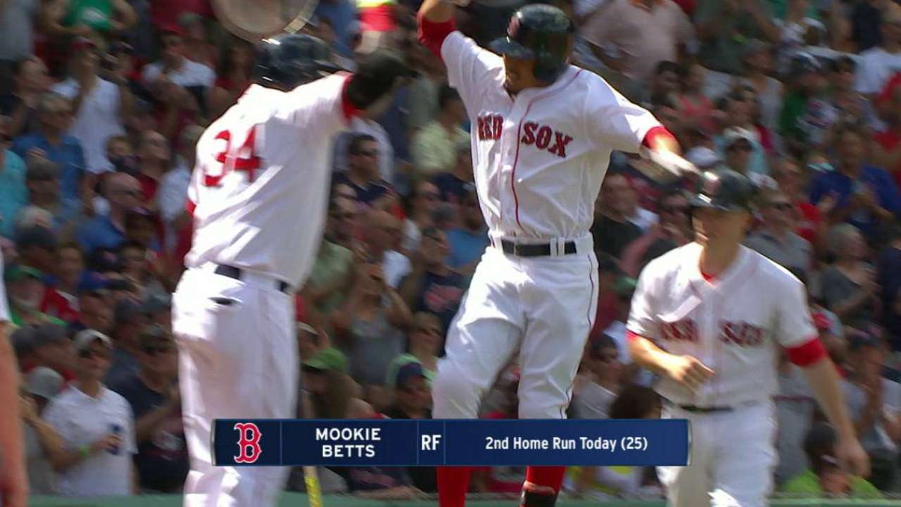 Betts' three-run homer