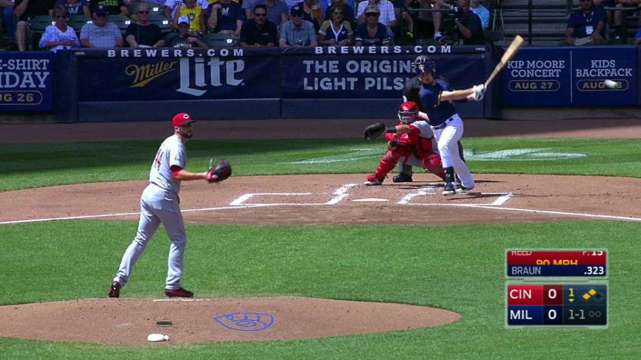 Braun's double opens the scoring