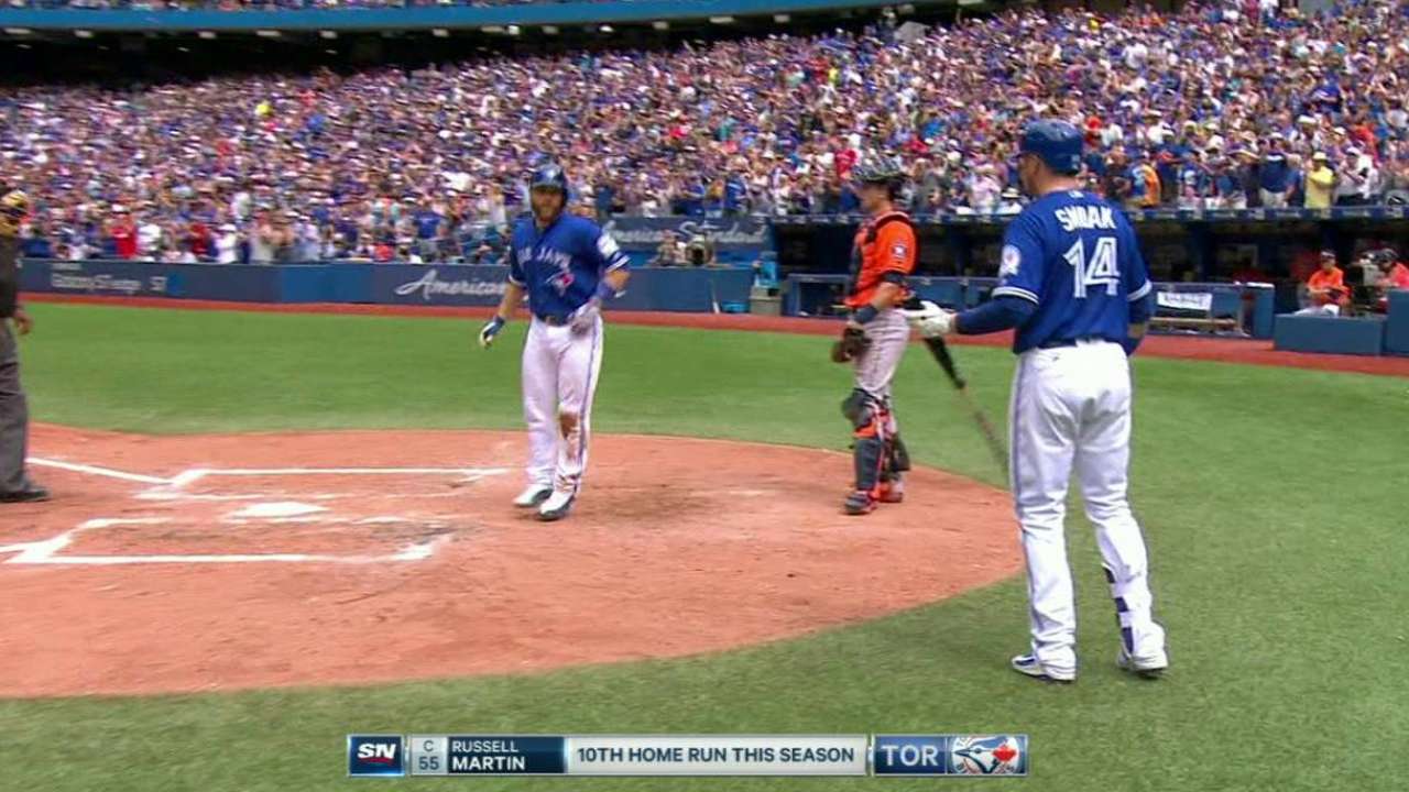 Martin's solo home run