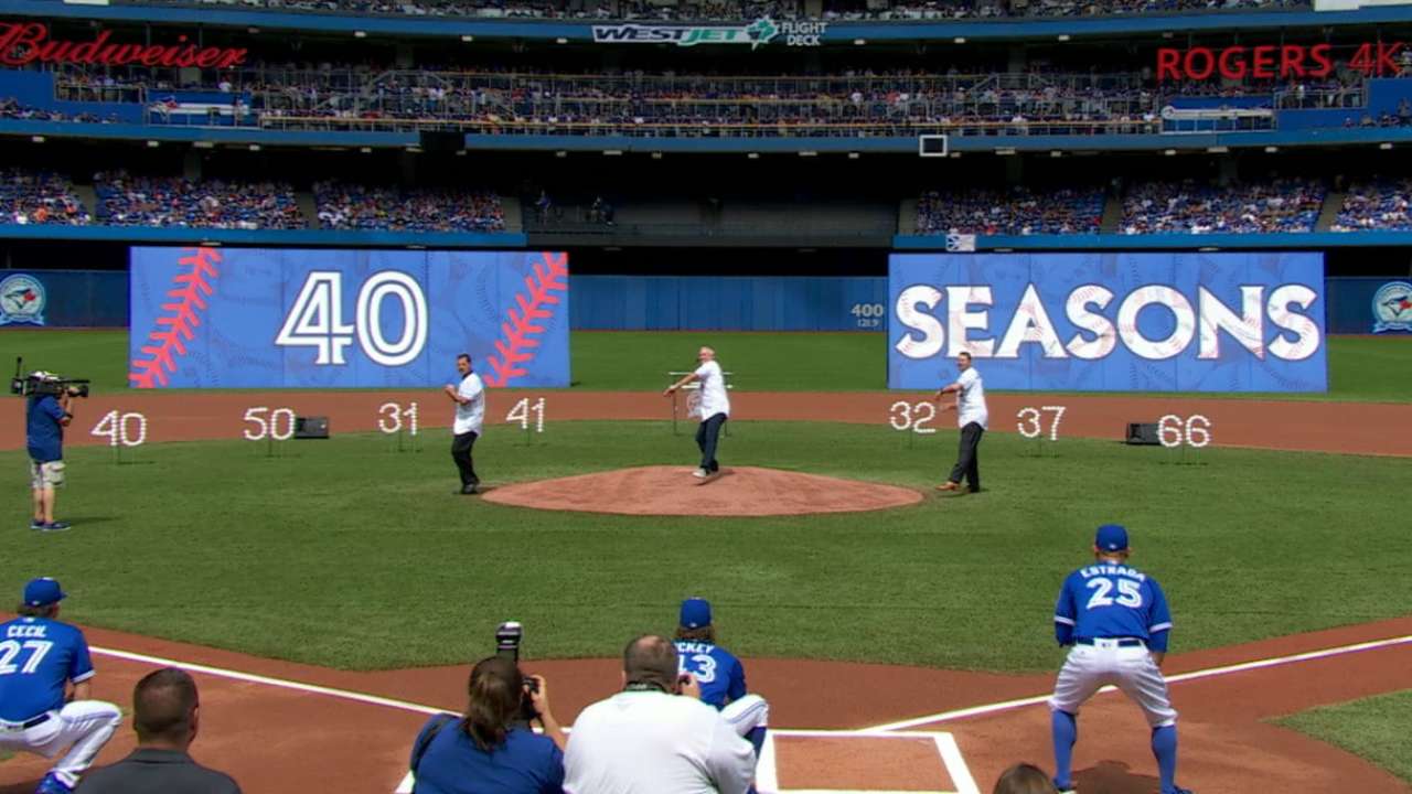 Blue Jays honor top arms in club history