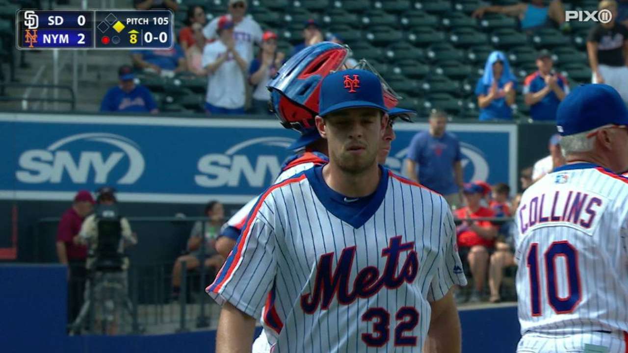 Fans cheer Matz after no-hit bid