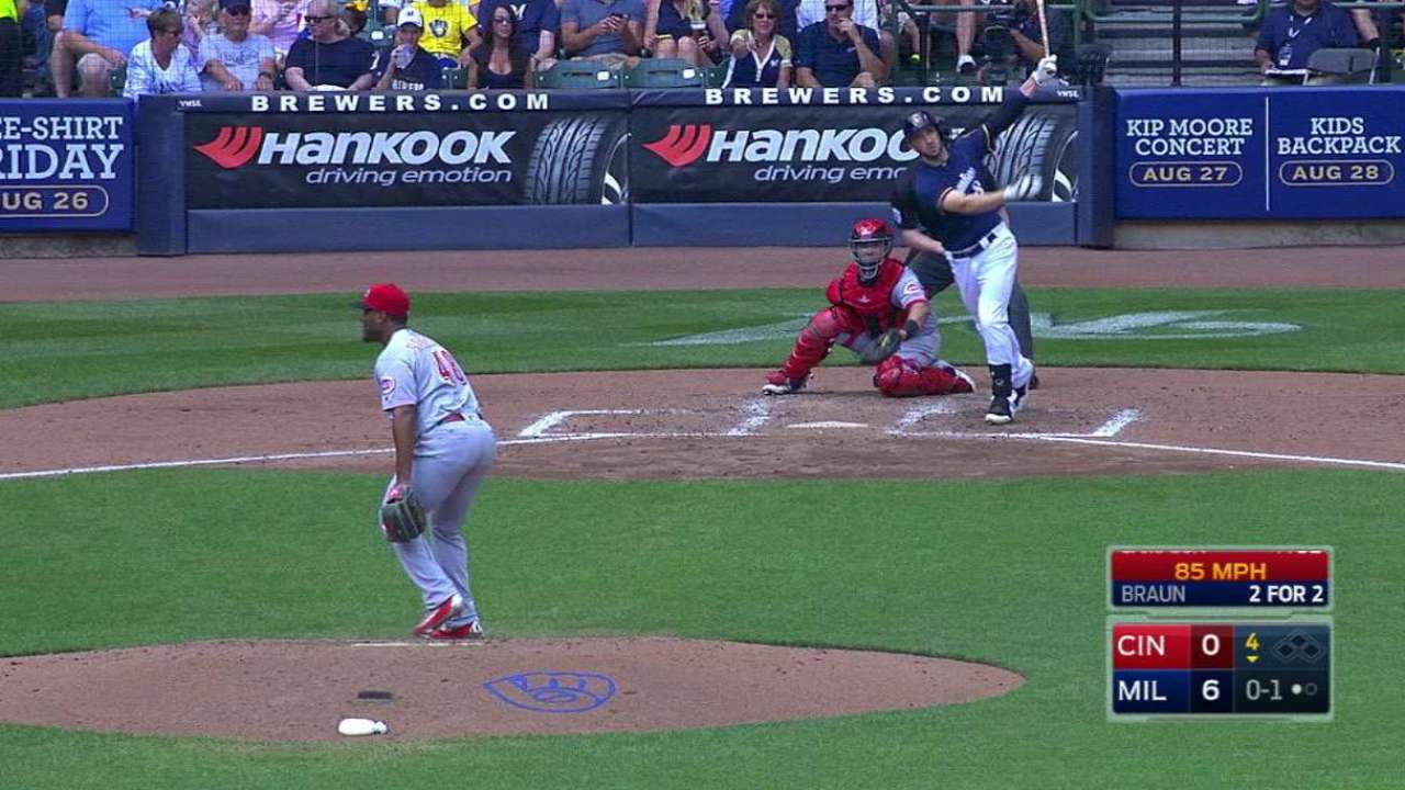 Braun's second home run