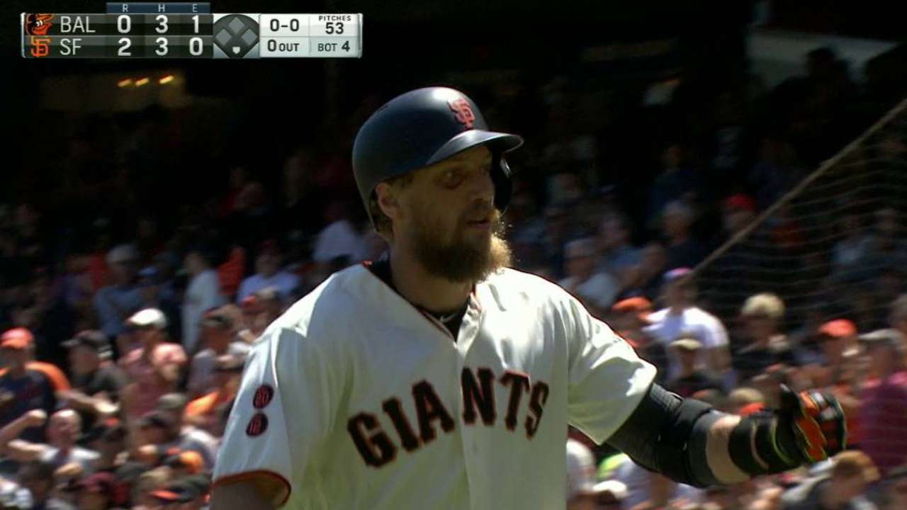 Pence's solo home run