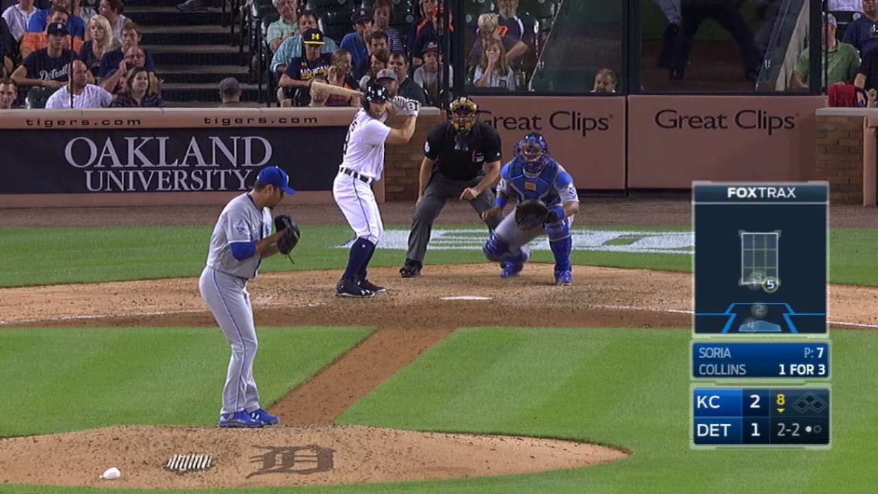 Collins strikes out, gets tossed