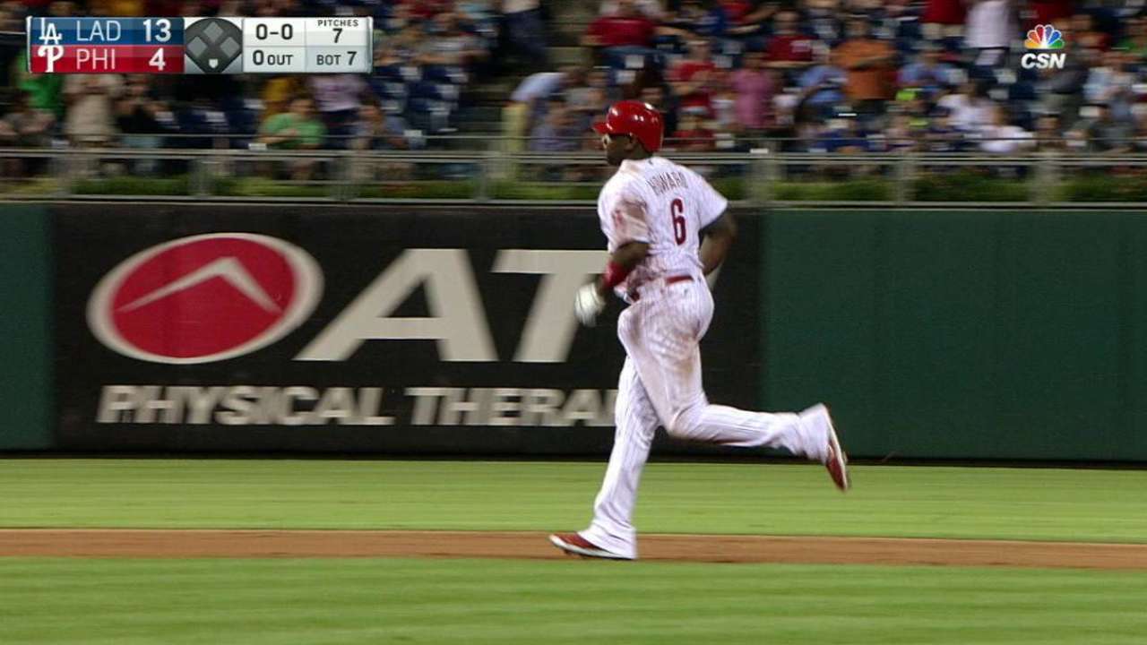Howard's two-run jack in the 7th