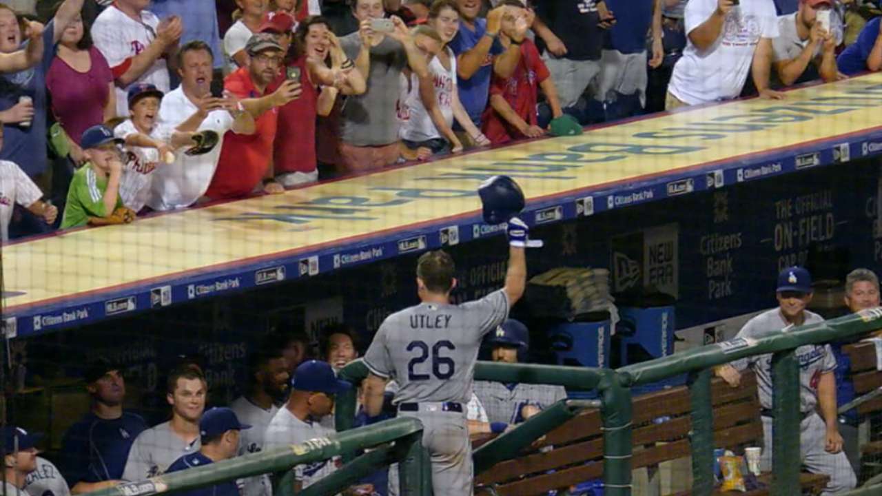 Dodgers plate eight in the 7th