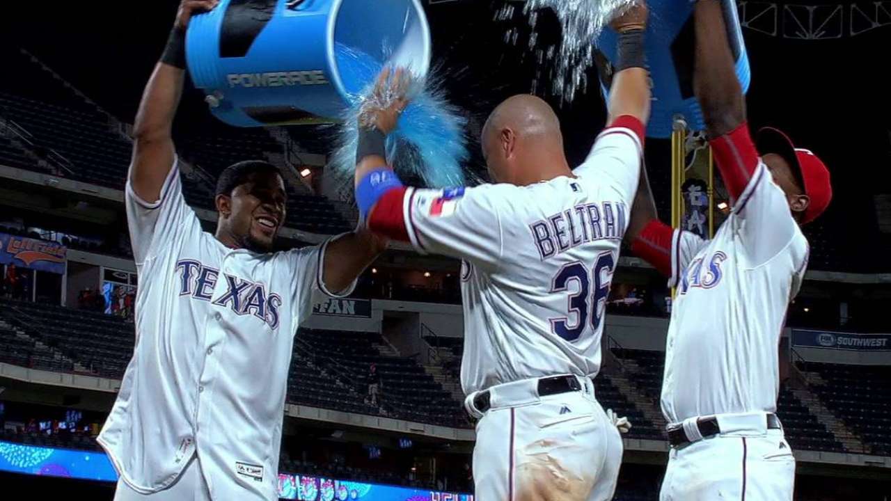 Beltran on his big at-bat, win