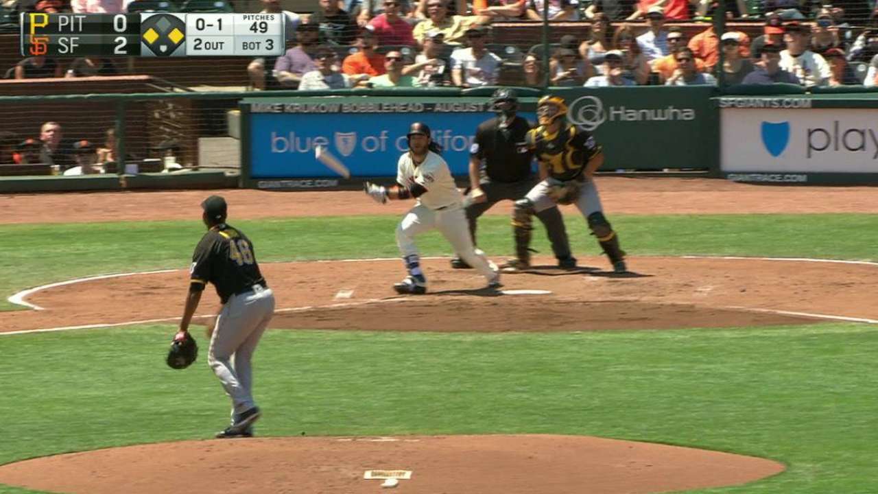 Crawford's RBI triple