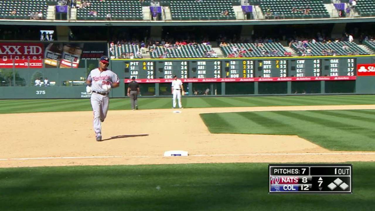 Severino's first career home run