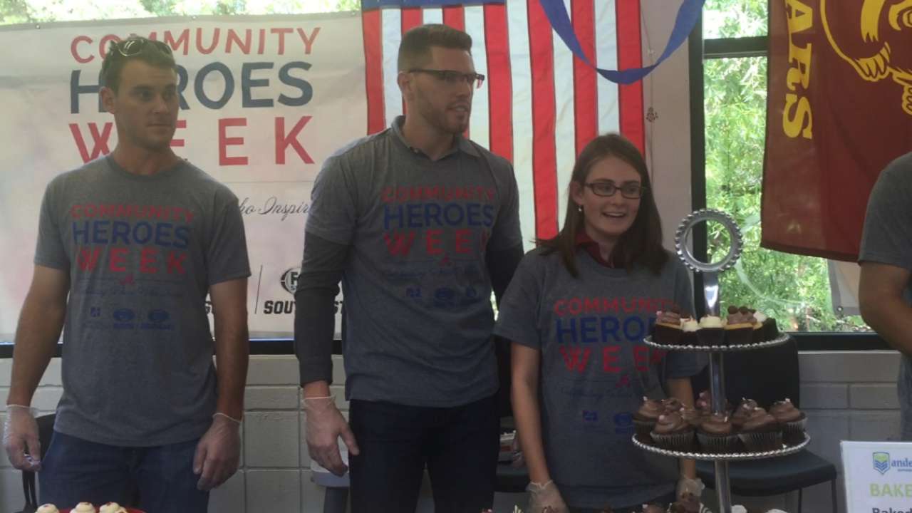 Comeback kid: Braves honor inspiring Poulos