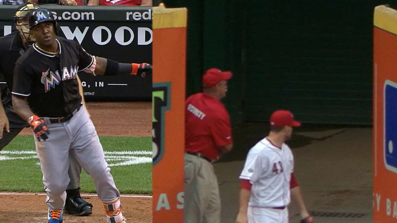 Ozuna's home run in the 4th