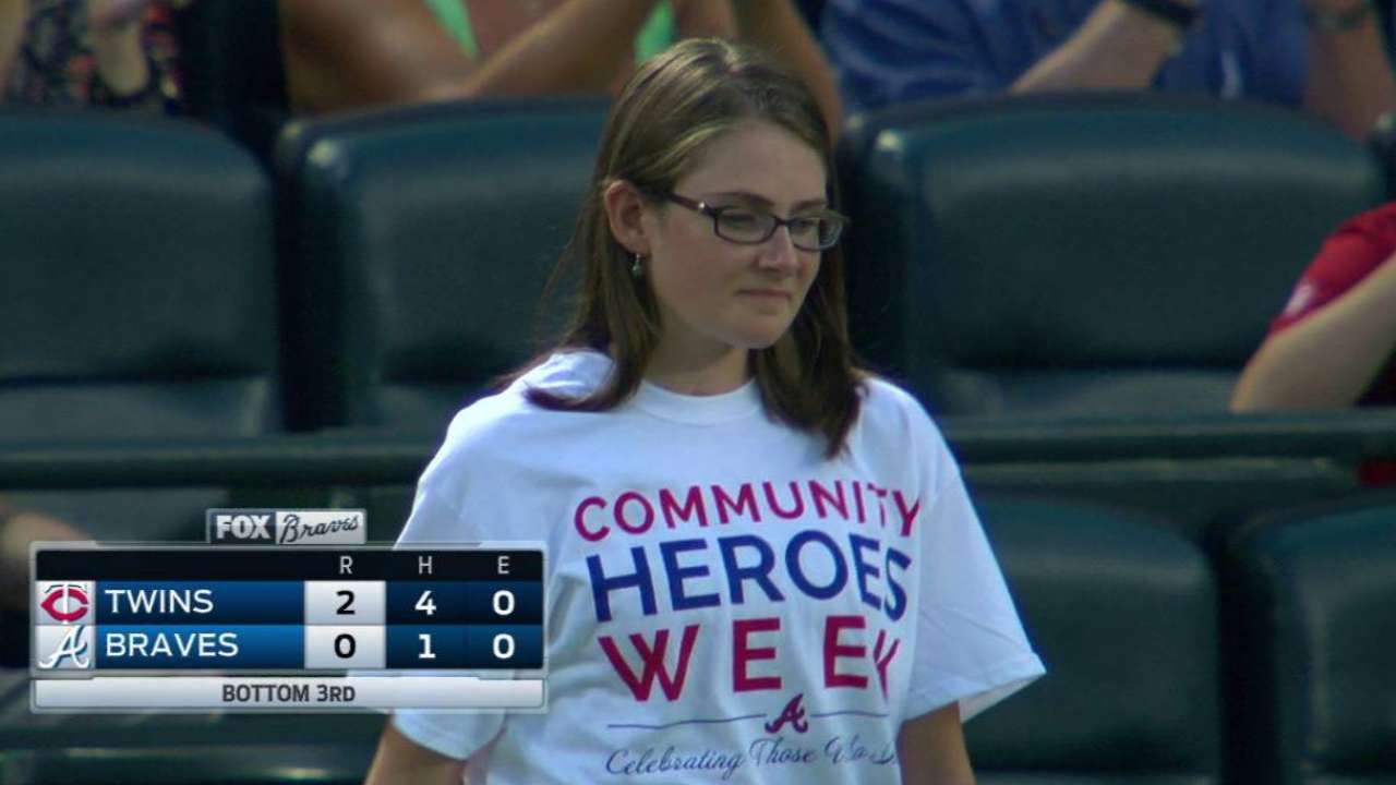 Braves honor Community Hero