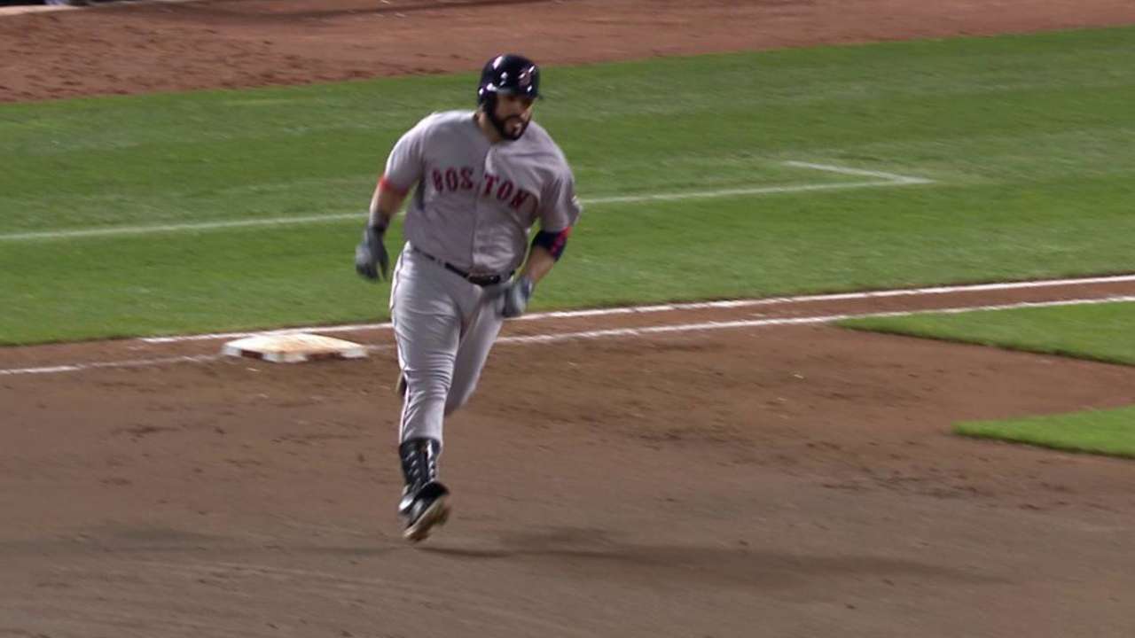 Leon's tape-measure home run