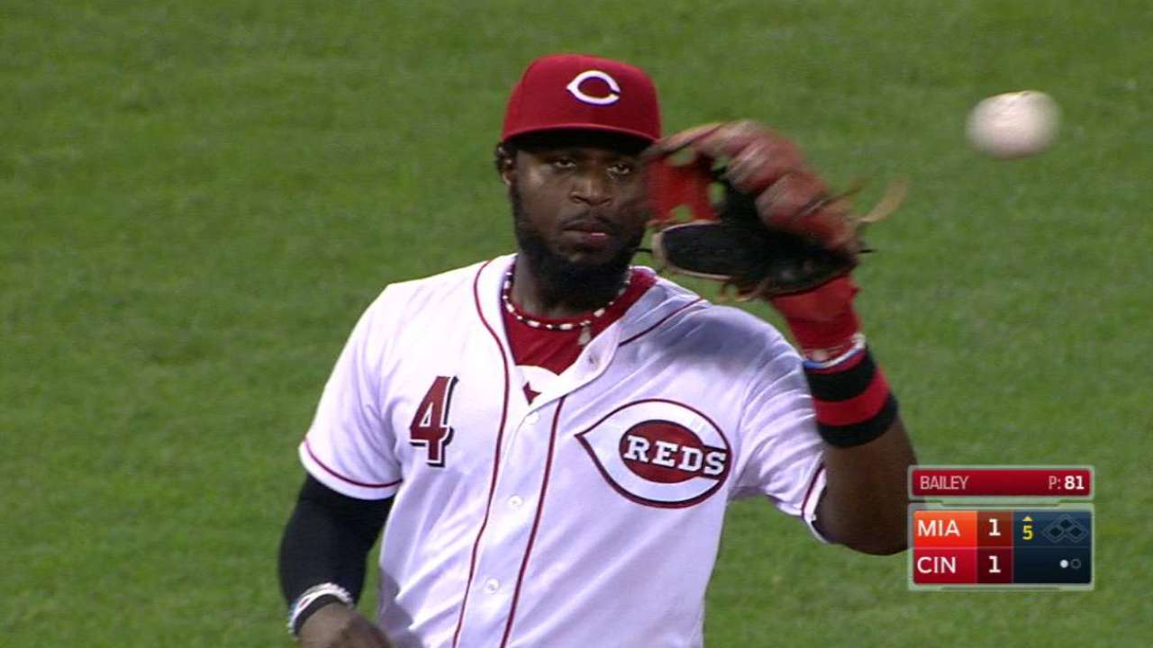 Phillips' play up the middle