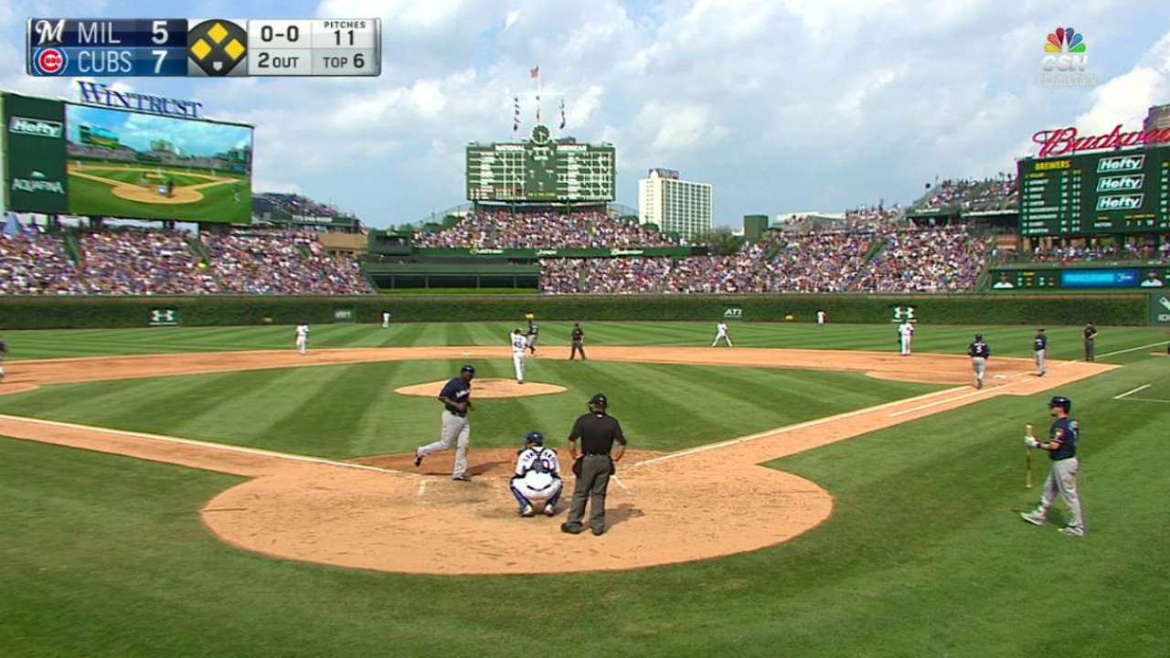 Villar's RBI walk in 6th